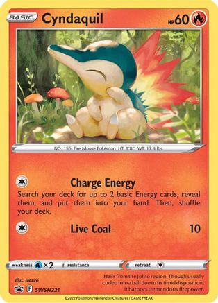 Cyndaquil SWSH221  - Holofoil SWSH Sword & Shield Promo Cards - Promo