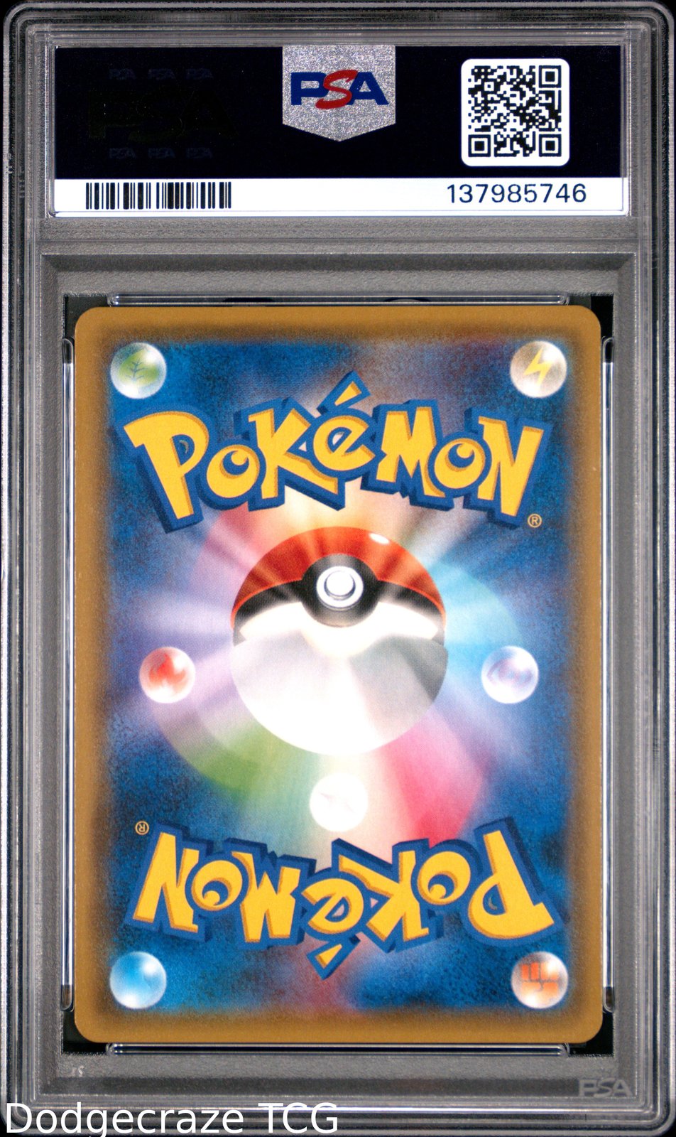 2018 Pokemon Tag Bolt Pikachu & Zekrom Gx 031/095 Japanese PSA 10