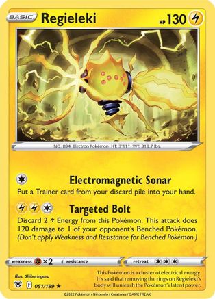 Regieleki 051/189  SWSH10 Astral Radiance - Rare