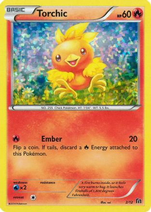 Torchic 002/12  - Holofoil McDonalds Promos 2016 - Promo