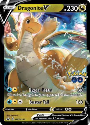 Dragonite V SWSH235  - Holofoil SWSH Sword & Shield Promo Cards - Promo