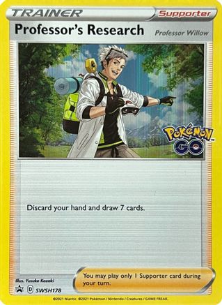Professor's Research SWSH178  - Holofoil SWSH Sword & Shield Promo Cards - Promo