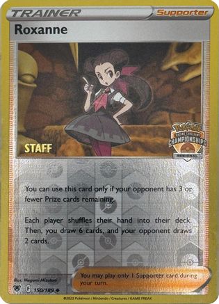 Roxanne 150/189  - Reverse Holofoil League & Championship Cards - Promo