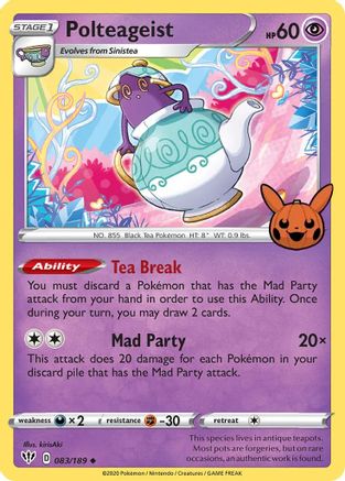 Polteageist 083/189  Trick or Trade BOOster Bundle - Promo
