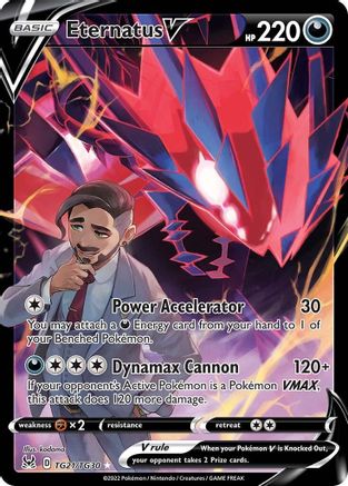 Eternatus V TG21/TG30  - Holofoil SWSH11 Lost Origin Trainer Gallery - Ultra Rare