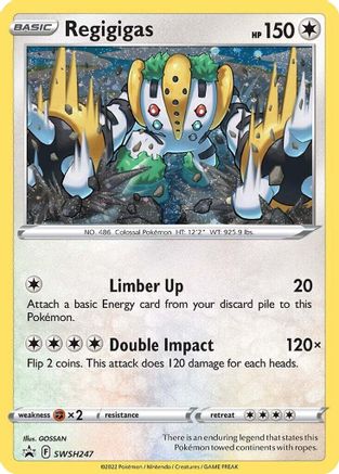 Regigigas SWSH247  - Holofoil SWSH Sword & Shield Promo Cards - Promo