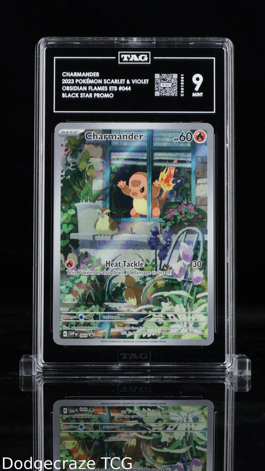 2023 Pokemon Charmander PokeMon Scarlet & Violet Black Star Promos 044 Tag 9