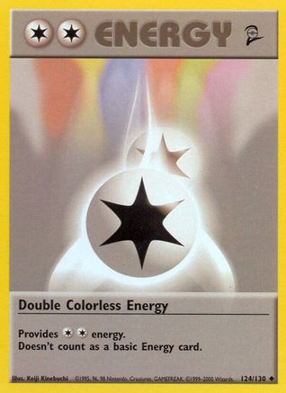 Double Colorless Energy 124/130  Base Set 2 - Uncommon