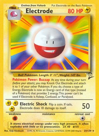 Electrode 025/130  Base Set 2 - Rare