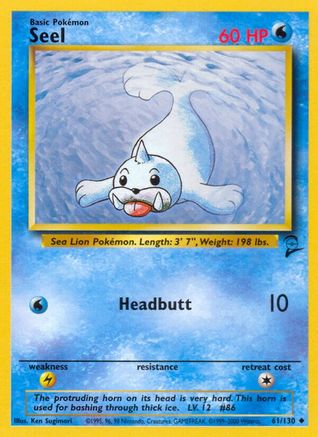 Seel 061/130  Base Set 2 - Uncommon