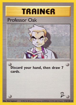 Professor Oak 116/130  Base Set 2 - Uncommon