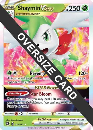 Shaymin VSTAR 014/172  - Holofoil Jumbo Cards - Promo