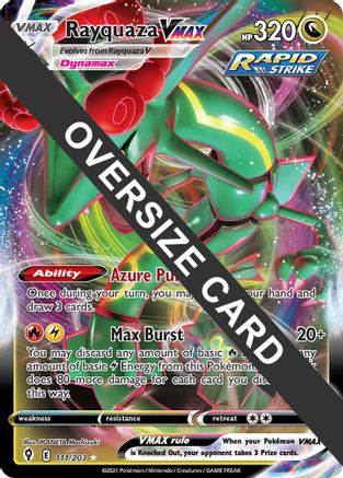 Rayquaza VMAX 111/203  - Holofoil Jumbo Cards - Promo