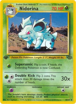 Nidorina 040/64  - Unlimited Jungle - Uncommon