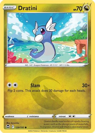 Dratini 129/195  SWSH12 Silver Tempest - Common