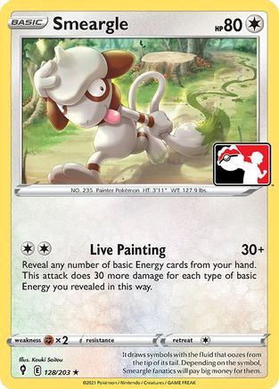 Smeargle 128  Prize Pack Series Cards - Rare