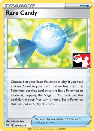 Rare Candy 180/202  - Holofoil Prize Pack Series Cards - Uncommon