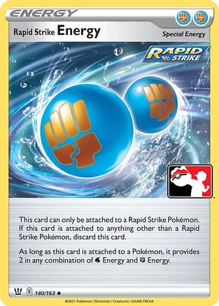 Rapid Strike Energy 140  - Holofoil Prize Pack Series Cards - Uncommon