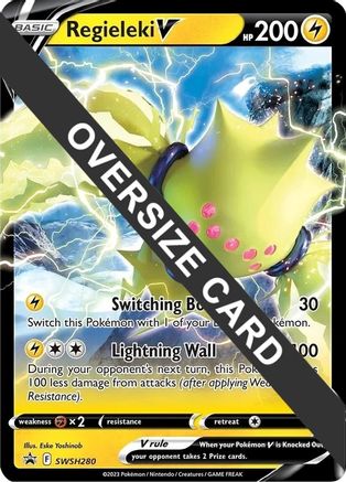 Regieleki V SWSH280  - Holofoil Jumbo Cards - Promo