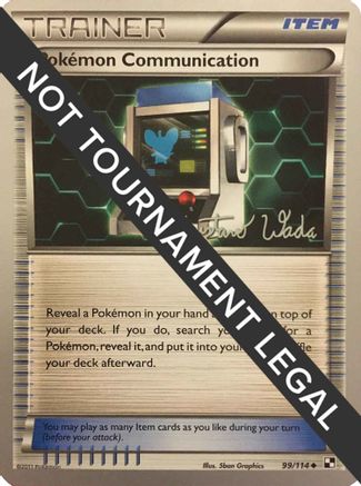 Pokemon Communication - 2011 (Gustavo Wada) 099  World Championship Decks - Uncommon