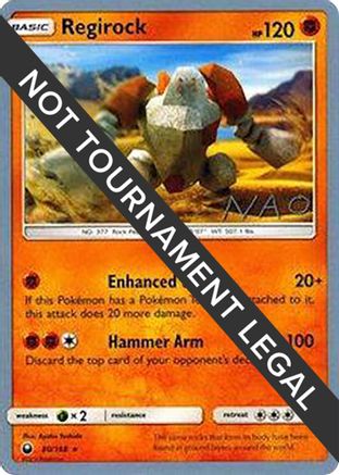 Regirock - 2018 (Naohito Inoue) 080  World Championship Decks - Rare