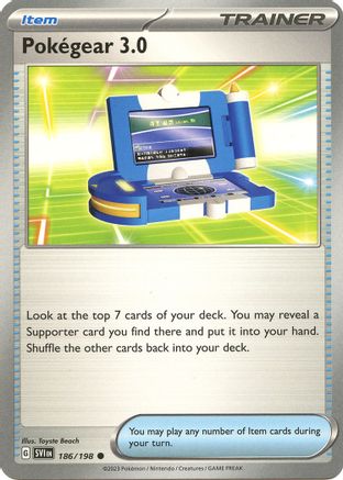 Pokegear 3.0 186/198  - Reverse Holofoil SV01 Scarlet & Violet Base Set - Common