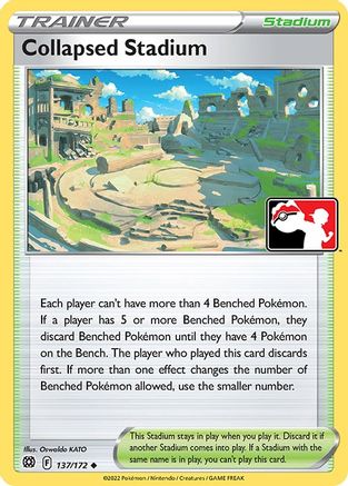 Collapsed Stadium 137/172  Prize Pack Series Cards - Uncommon