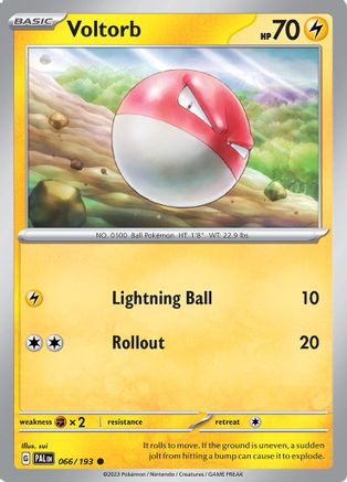 Voltorb 066/193  SV02 Paldea Evolved - Common