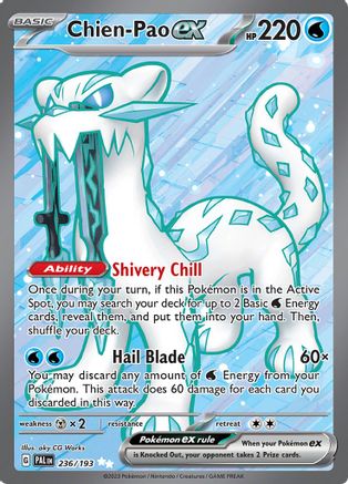 Chien 236/193  - Holofoil SV02 Paldea Evolved - Ultra Rare