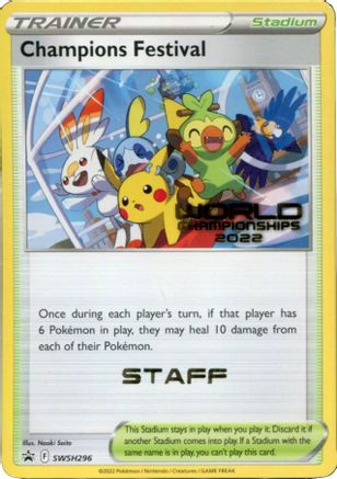 Champions Festival SWSH296  SWSH Sword & Shield Promo Cards - Promo