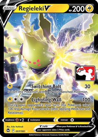 Regieleki V 057/195  - Holofoil Prize Pack Series Cards - Ultra Rare