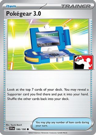 Pokegear 3.0 186/198  Prize Pack Series Cards - Common