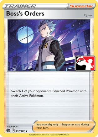 Boss's Orders 132/172  - Holofoil Prize Pack Series Cards - Rare
