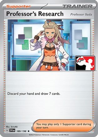 Professor's Research 189/198  - Holofoil Prize Pack Series Cards - Rare