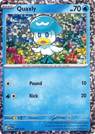 Quaxly 003/015  - Holofoil McDonalds Promos 2023 - Promo