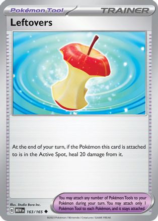 Leftovers 163/165  SV Scarlet & Violet 151 - Uncommon