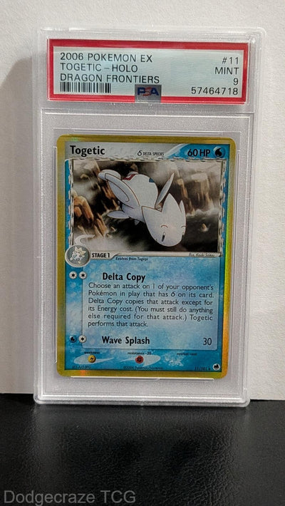 2006 Pokemon Dragon Frontiers Togetic Holo 11/101 PSA 9
