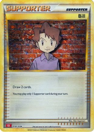Bill (CLC) 018/034  - Holofoil Trading Card Game Classic - Classic Collection