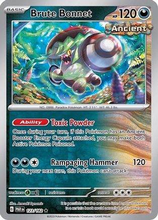 Brute Bonnet 123/182  - Holofoil Miscellaneous Cards & Products - Rare