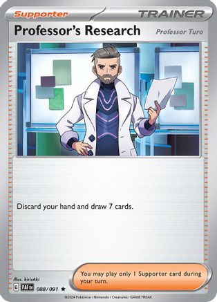 Professor's Research 088/091  SV Paldean Fates - Rare