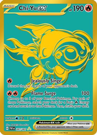 Chi-Yu ex 241/091  - Holofoil SV Paldean Fates - Hyper Rare