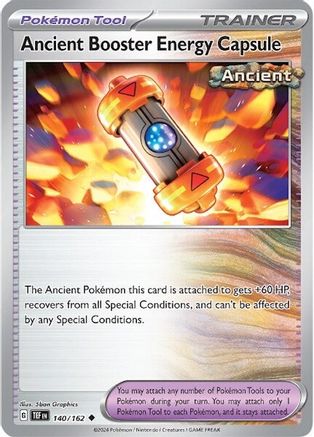 Ancient Booster Energy Capsule 140/162  - Reverse Holofoil SV05 Temporal Forces - Uncommon