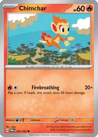 Chimchar 031/167  SV06 Twilight Masquerade - Common
