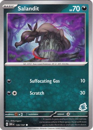 Salandit - Darkrai Deck 139  Battle Academy 2024 - Common