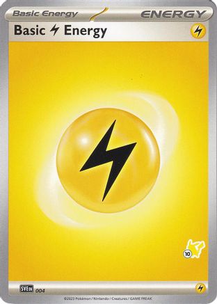 Basic Lightning Energy - Pikachu 10 004  Battle Academy 2024 - Common