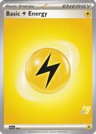 Basic Lightning Energy - Pikachu 11 004  Battle Academy 2024 - Common
