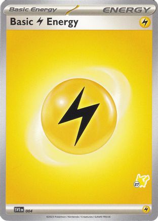 Basic Lightning Energy - Pikachu 27 004  Battle Academy 2024 - Common