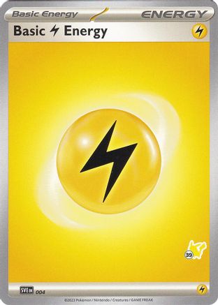 Basic Lightning Energy - Pikachu 39 004  Battle Academy 2024 - Common