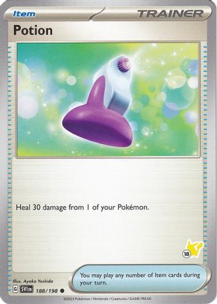 Potion - Pikachu 18 188  Battle Academy 2024 - Common
