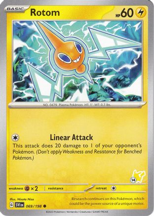 Rotom - Pikachu 14 069  Battle Academy 2024 - Common